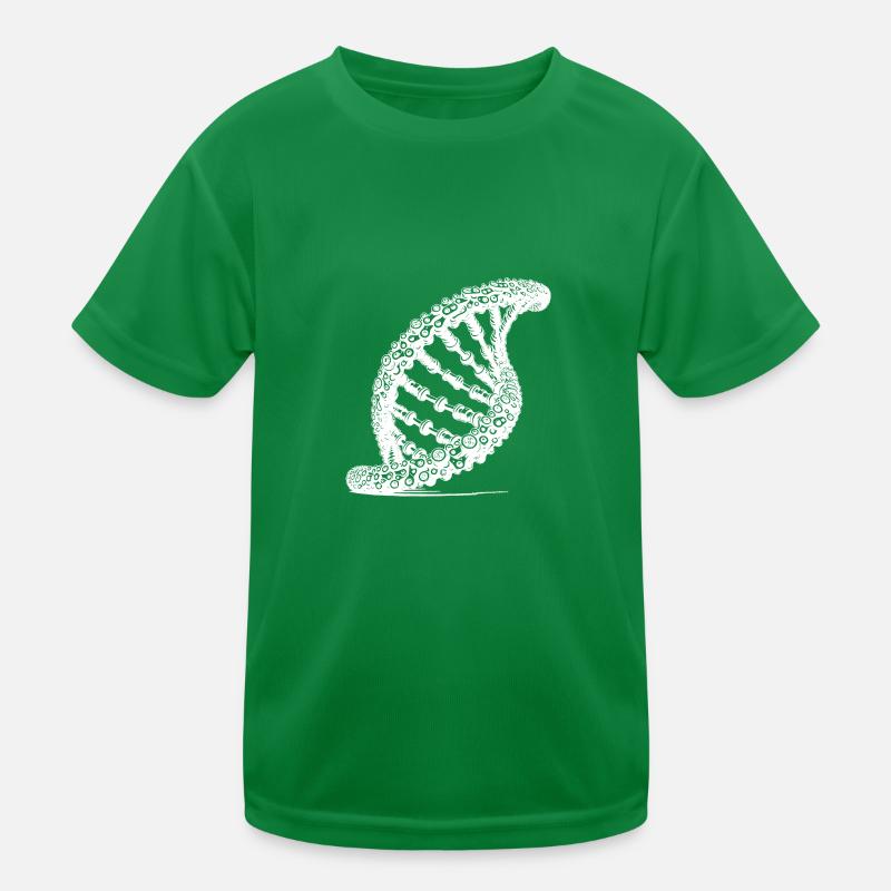 DNA Technik Kette verdrehte Kettenglieder Kinder Funktions-T-Shirt