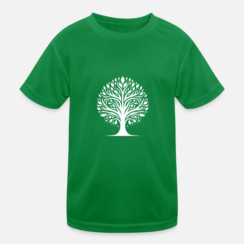 Spiritueller Lebensbaum mit harmonischer Struktur Kinder Funktions-T-Shirt