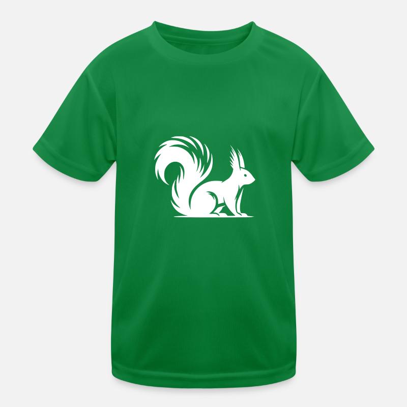 Wildes putziges Eichhörnchen Kinder Zeichnung Kinder Funktions-T-Shirt