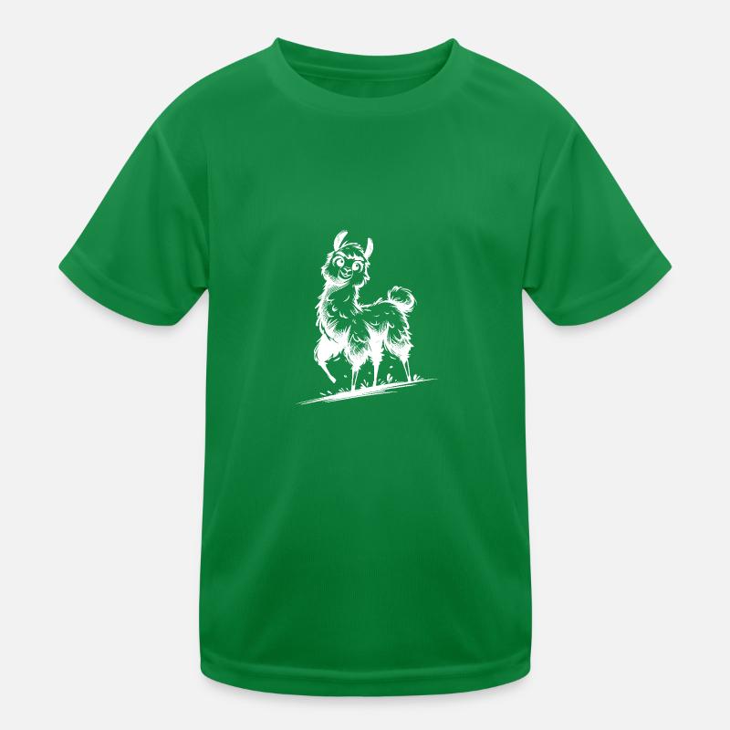 Süsses Lama Kinder Style Kinder Funktions-T-Shirt