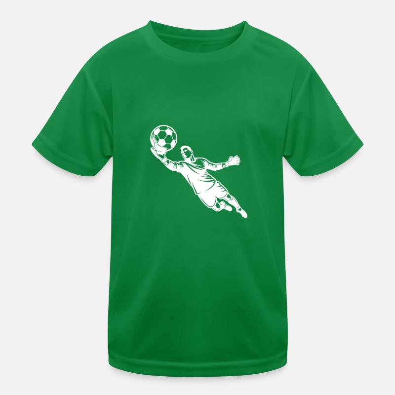 Compétences de gardien de but combinées aux réflexes et à la précision T-shirt sport Enfant