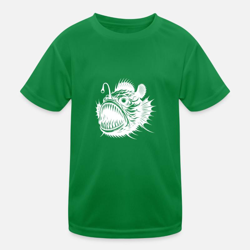 Creepy frogfish from the deep sea Kids Functional T-Shirt