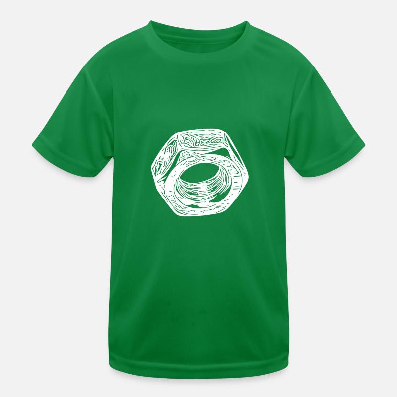 Screw nut light vintage surface Kids Functional T-Shirt