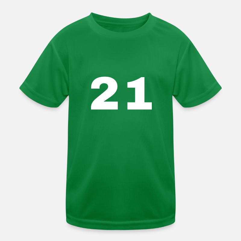 21 Kinder Funktions-T-Shirt