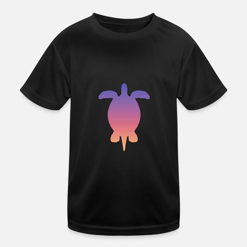 Turtle Kinder Funktions-T-Shirt