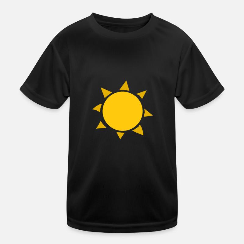 regenbogen sonne wolken wetter rainbow sun cloud46 Kinder Funktions-T-Shirt