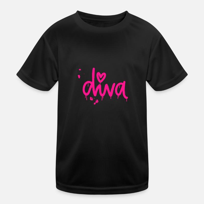 Diva Kinder Funktions-T-Shirt