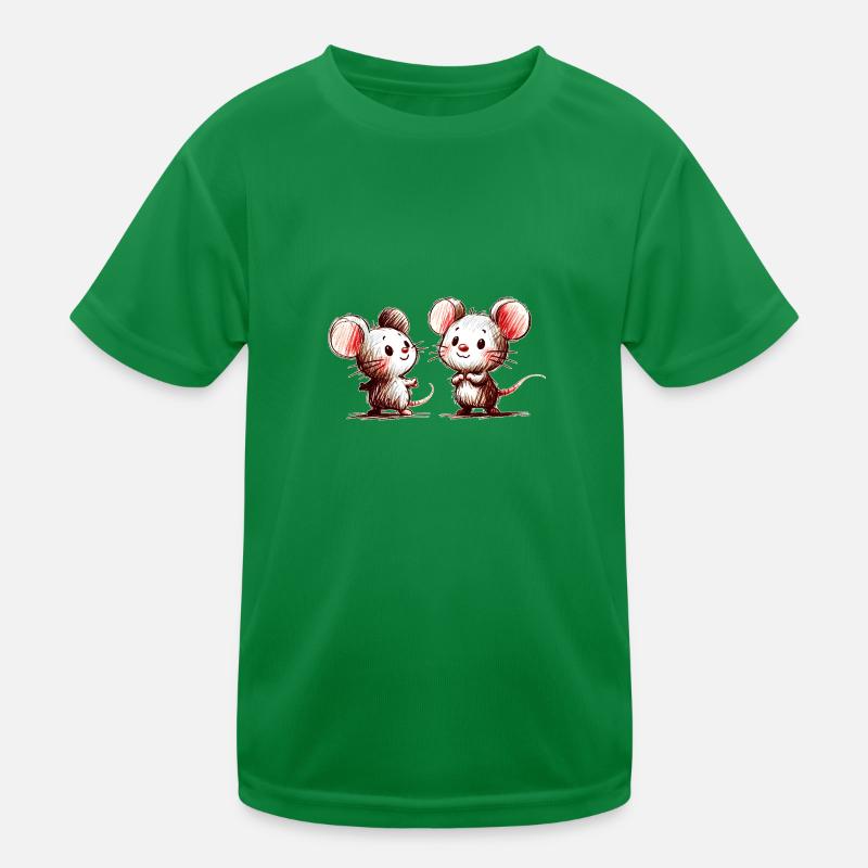 Mäuse Kinder Funktions-T-Shirt