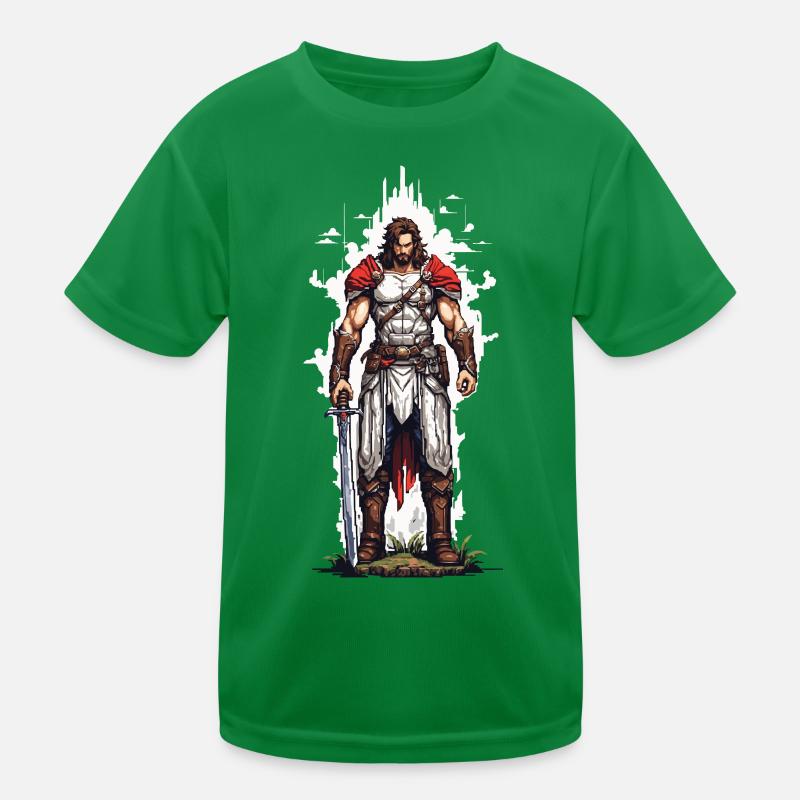 Retro Gaming Pixel Art Arcade Conception de jeux vidéo T-shirt sport Enfant