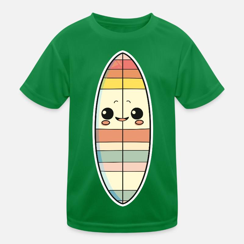 Planche de surf style bande dessinée T-shirt sport Enfant