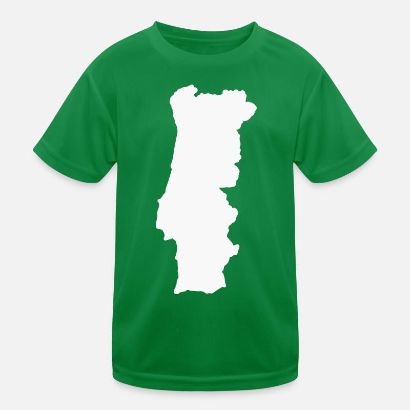 Silhouette de contour géographique T-shirt sport Enfant