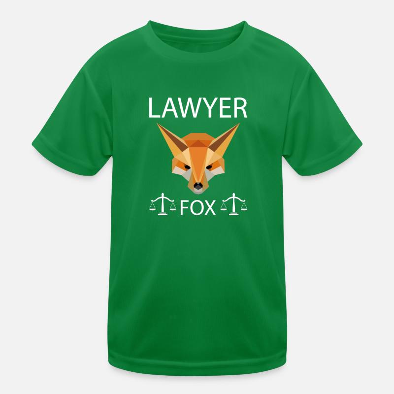 Lawyer Polygon Fox Rechtsanwalt Spruch Kinder Funktions-T-Shirt