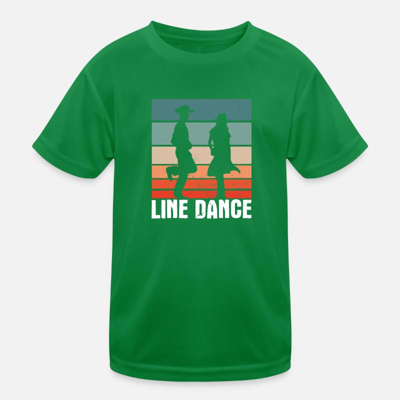 Line Dance Linedance Motif T-shirt sport Enfant