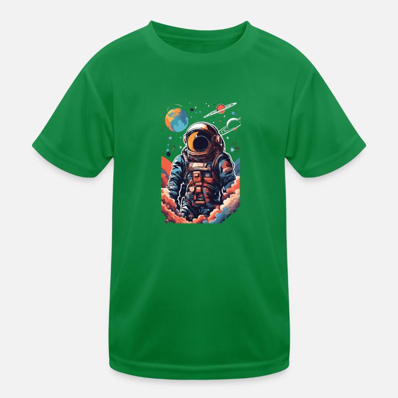 Astronaute cool dans l’espace T-shirt sport Enfant
