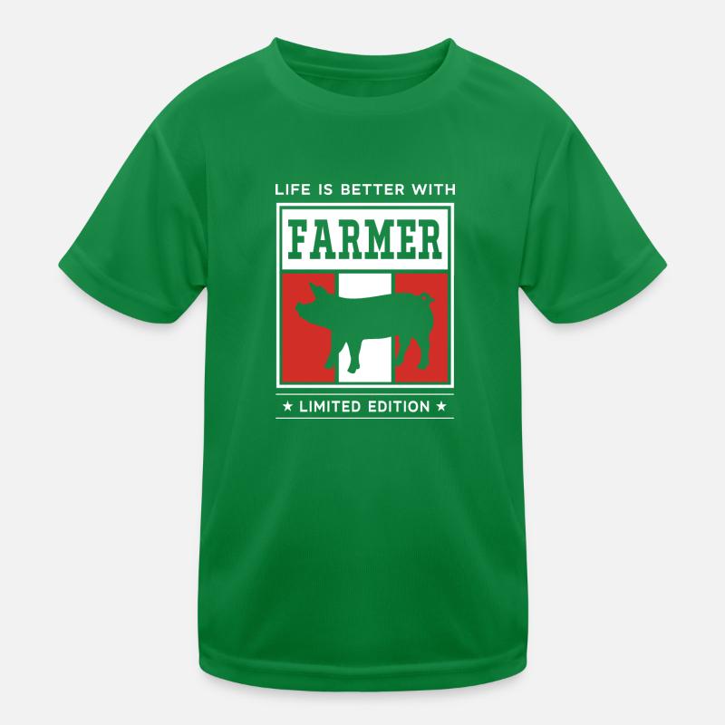 Farmer Kids Functional T-Shirt