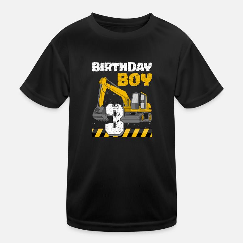 Geburtstag Jungs dritter Geburtstag 3. Kinder Funktions-T-Shirt
