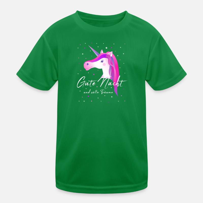 Unicorn good night unicorn Kids Functional T-Shirt