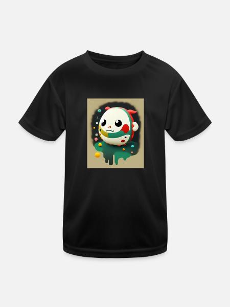 Cute Alien - Süßes Alien Baby - Kinder Funktions-T-Shirt - Schwarz