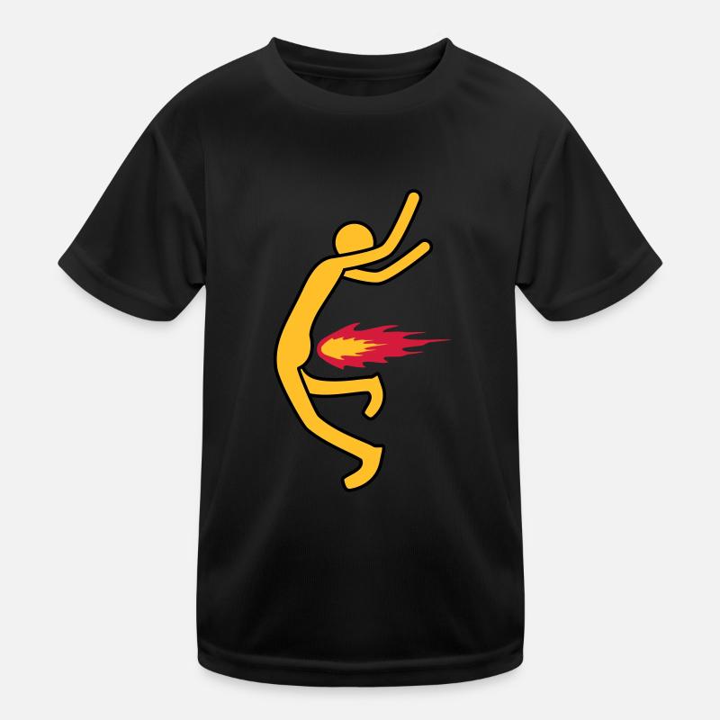 Fire Fart T-shirt sport Enfant