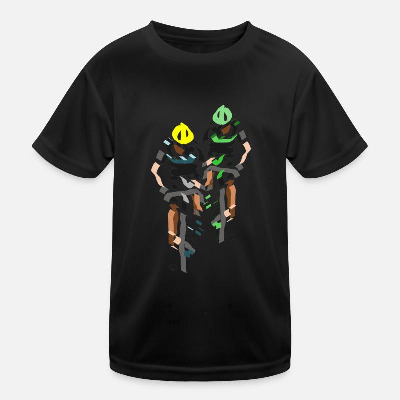 Radfahrer Kinder Funktions-T-Shirt