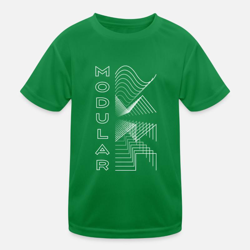 Modular Waveform Audio Analog Design Modular Gift Kids Functional T-Shirt