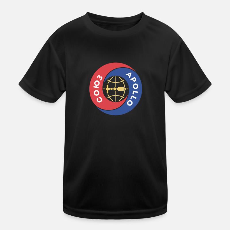 Apollo Kosmos Geschenk Sputnik Weltraum Astronaut Kinder Funktions-T-Shirt