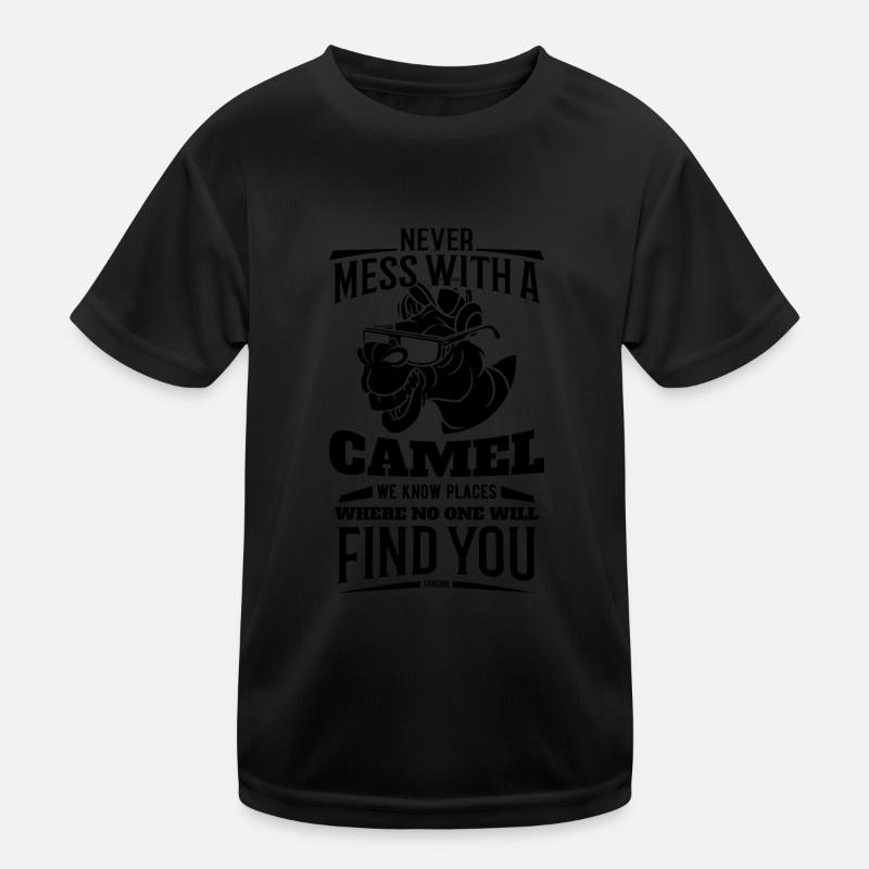 Never Mess With A Camel Kids Functional T-Shirt