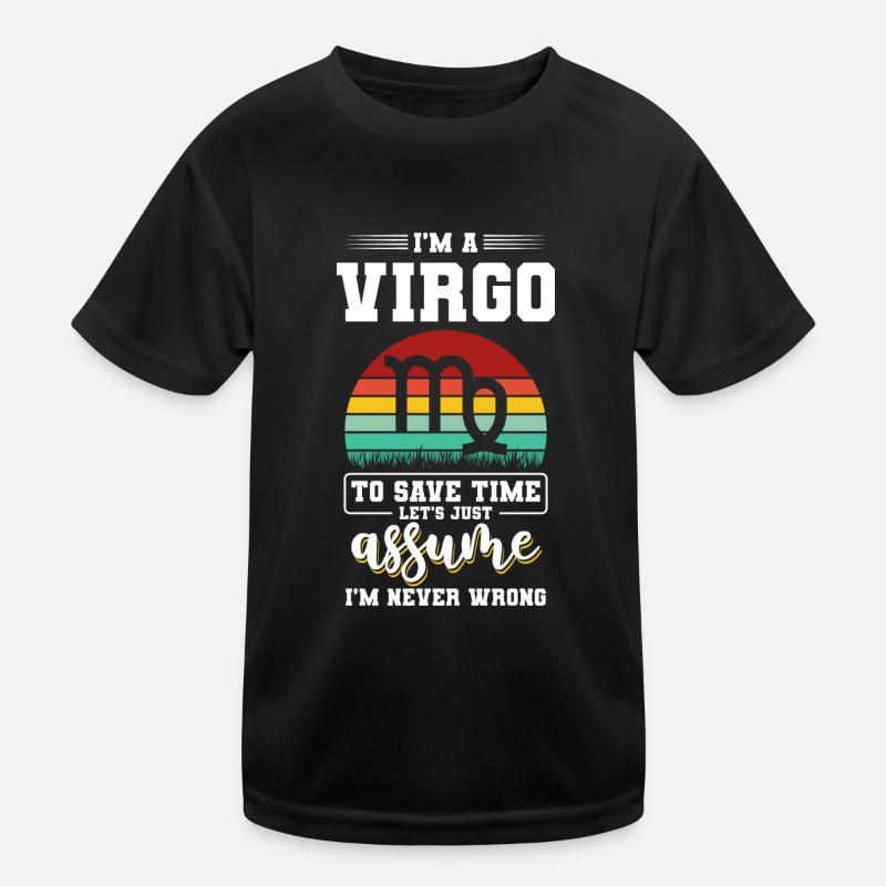 Horoskop Virgo Planet Kinder Funktions-T-Shirt
