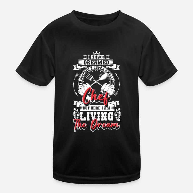 Koch Gourmet Beruf Kinder Funktions-T-Shirt