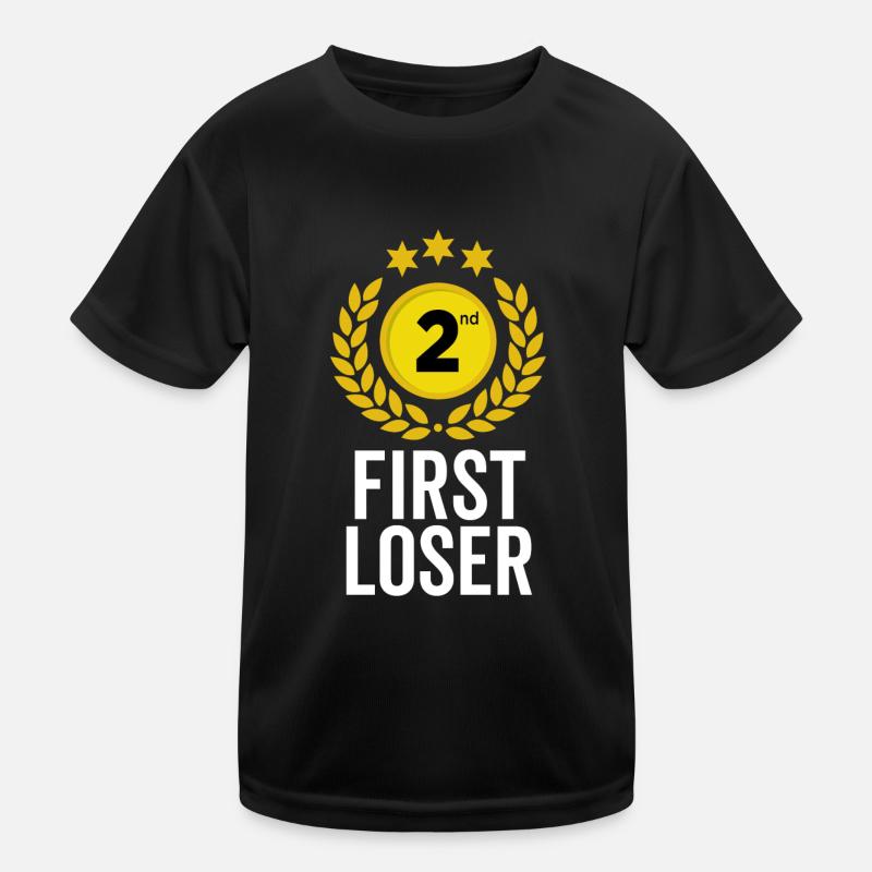 Erster Verlierer Kinder Funktions-T-Shirt