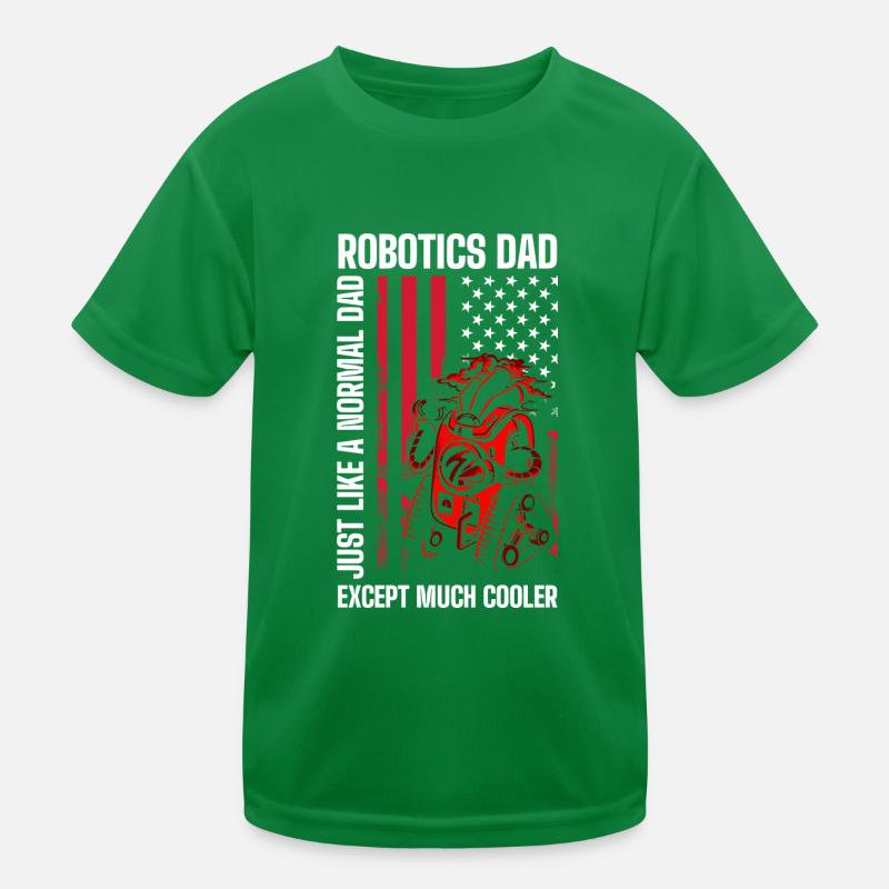 Machine Mechanic Engineer Technician Kids Functional T-Shirt