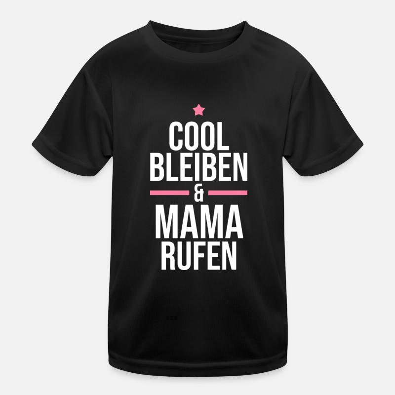 Mutter Muttertag Mama - Kinder Funktions-T-Shirt - Schwarz