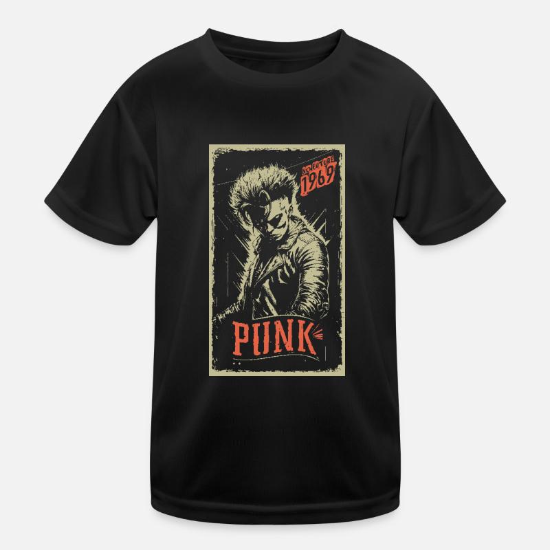 Punk Kinder Funktions-T-Shirt