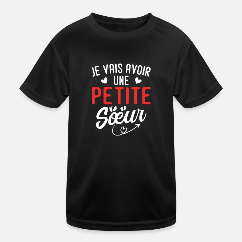 Ich werde eine kleine Schwester haben Kinder Funktions-T-Shirt