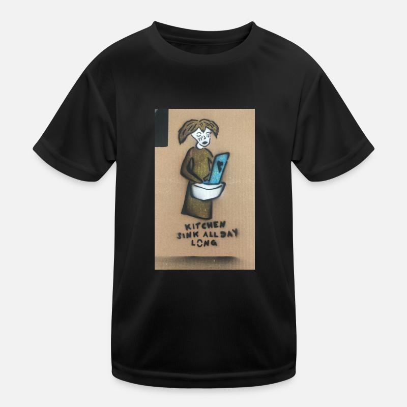 Kitchen Sink All Day Long Kinder Funktions-T-Shirt