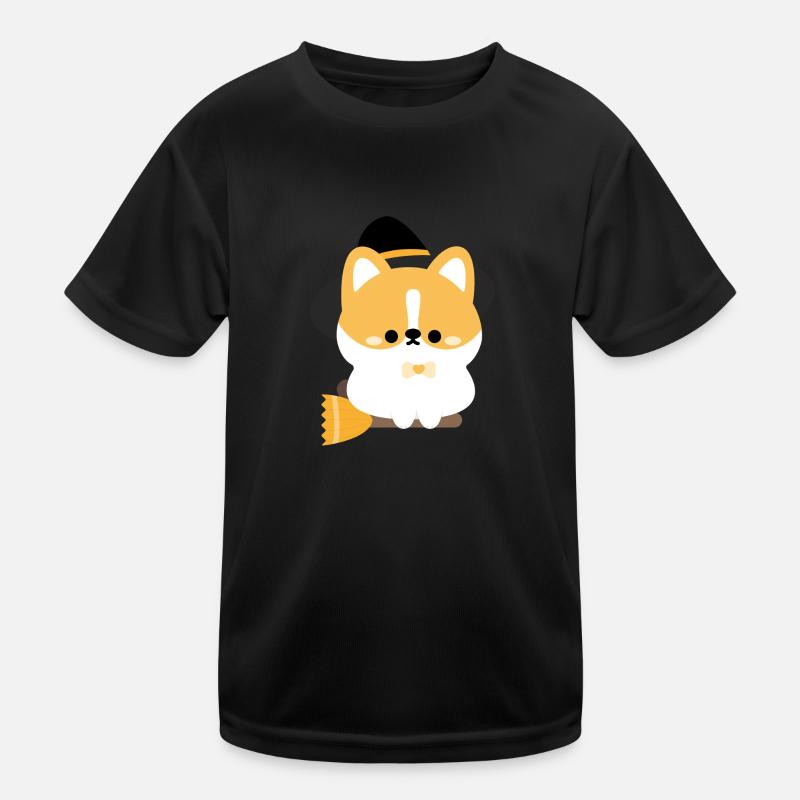 Sorcière Corgi T-shirt sport Enfant