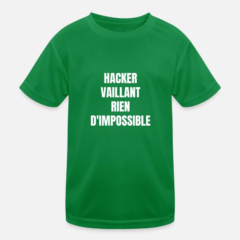 hacker vaillant T-shirt sport Enfant