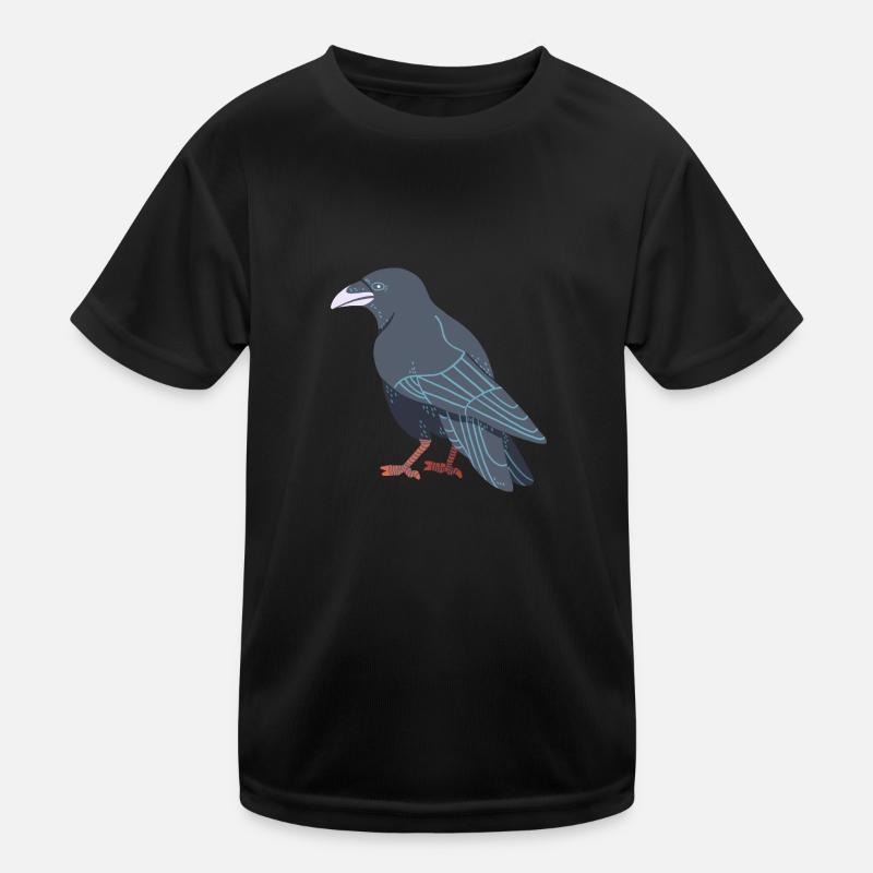 Carrion crow Kids Functional T-Shirt