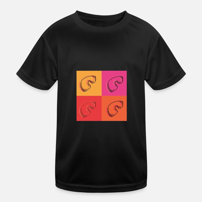 Design rétro de rocher, coloré dans le style des années 80 T-shirt sport Enfant