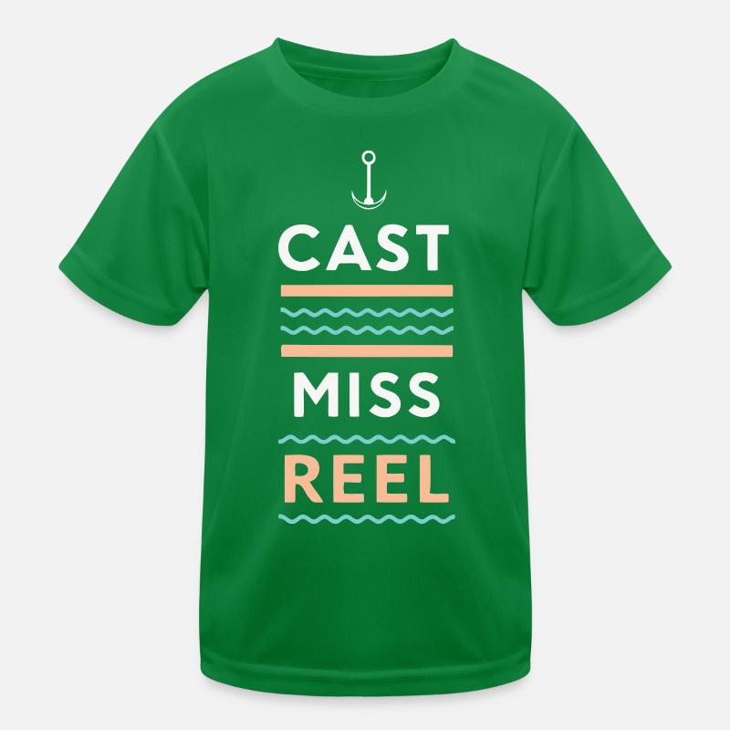Missed cast reel Kids Functional T-Shirt