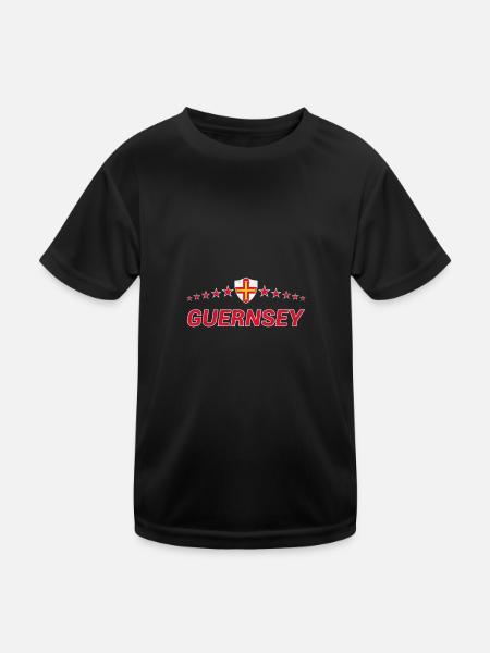 Guernsey - Kids Functional T-Shirt - black - Front