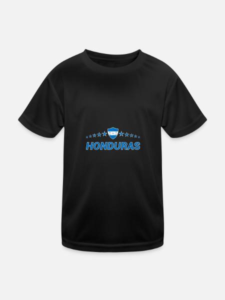 Honduras - T-shirt sport Enfant - noir - Devant