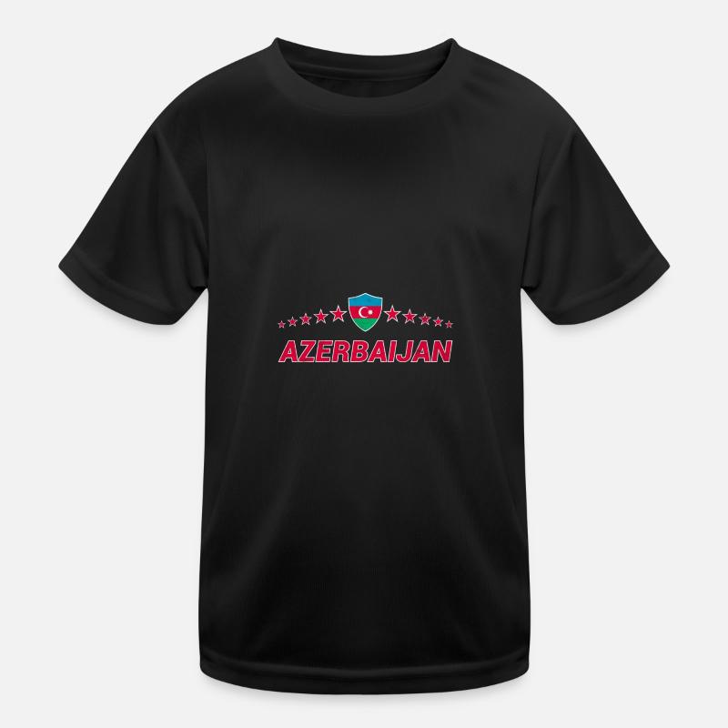 Aserbaidschan Kinder Funktions-T-Shirt