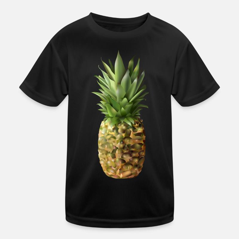 Ananas Kinder Funktions-T-Shirt