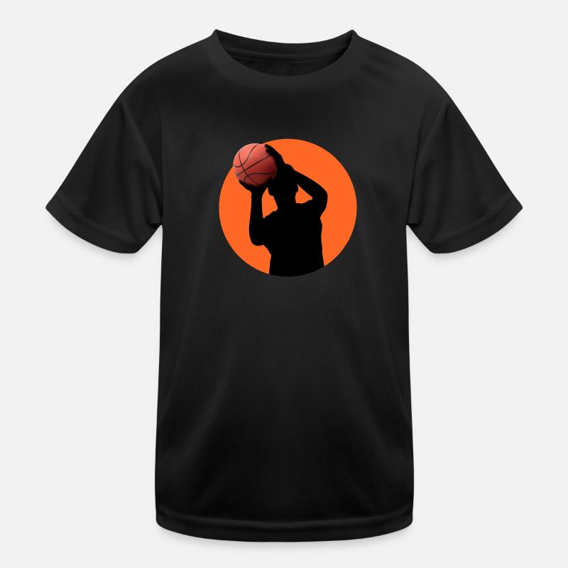 Basketball player Kids Functional T-Shirt