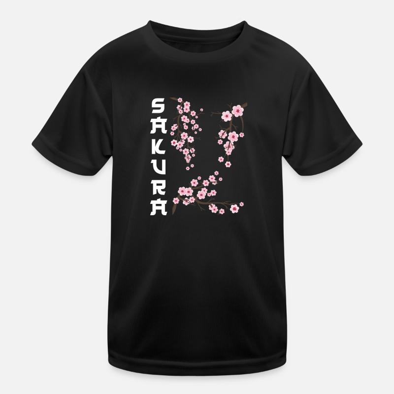 Sakura en fleurs de cerisier japonais T-shirt sport Enfant