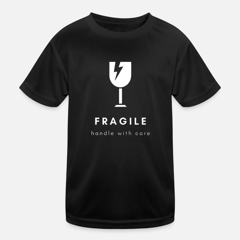 Fragile Kinder Funktions-T-Shirt