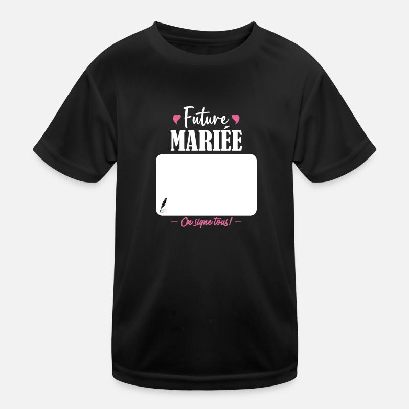 Braut-zu-Braut-Team Kinder Funktions-T-Shirt