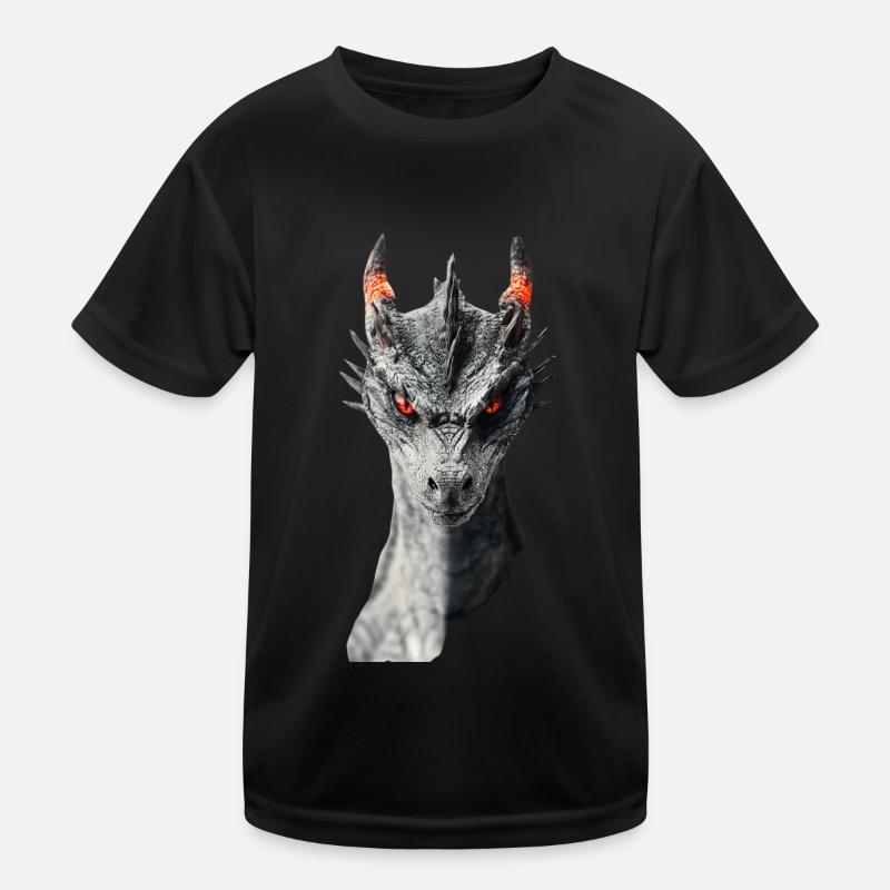 Drachen Kinder Funktions-T-Shirt