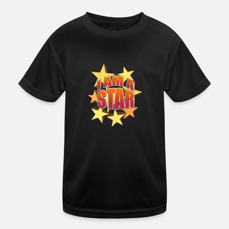 Ich bin ein Star Kinder Funktions-T-Shirt